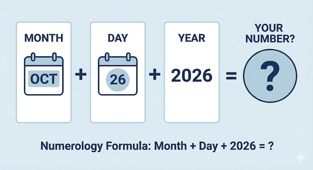 how to calculate personal year number 2026 formula step by step